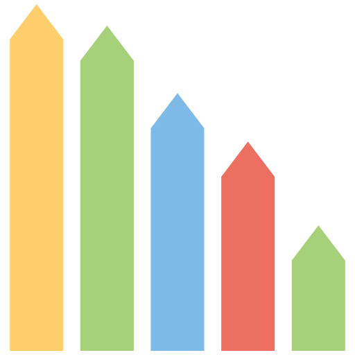 Bar, bar chart, business, chart, graph icon